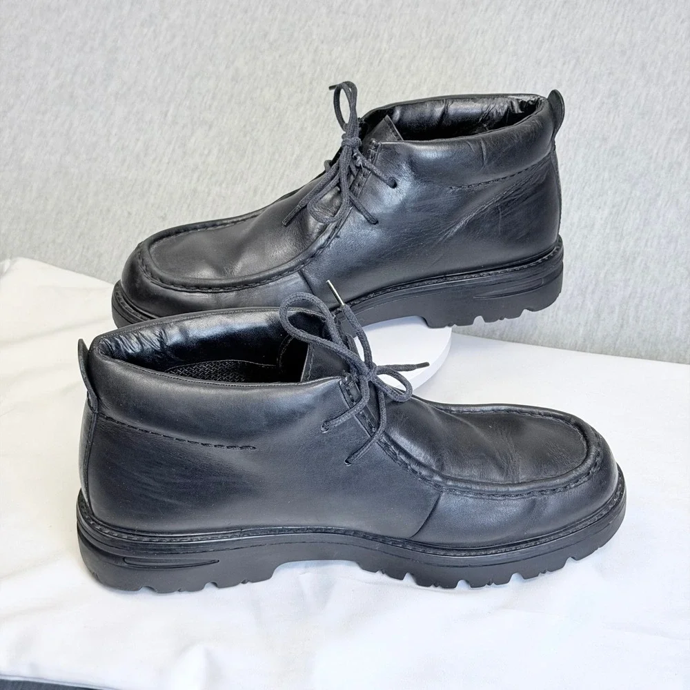 Timberland black leather